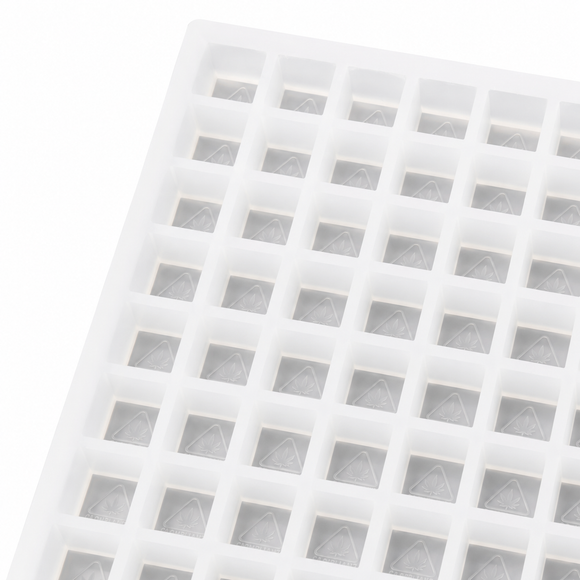 2.9mL Cube Gummy Mold Compliance Logo - 391 Cavities